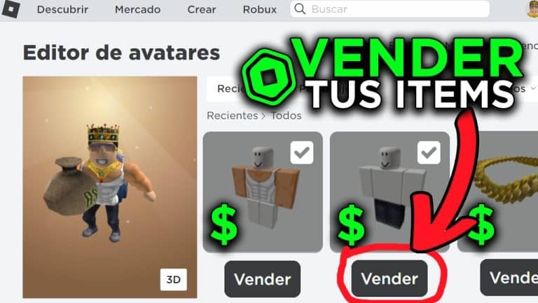 Cómo vender artículos en Roblox