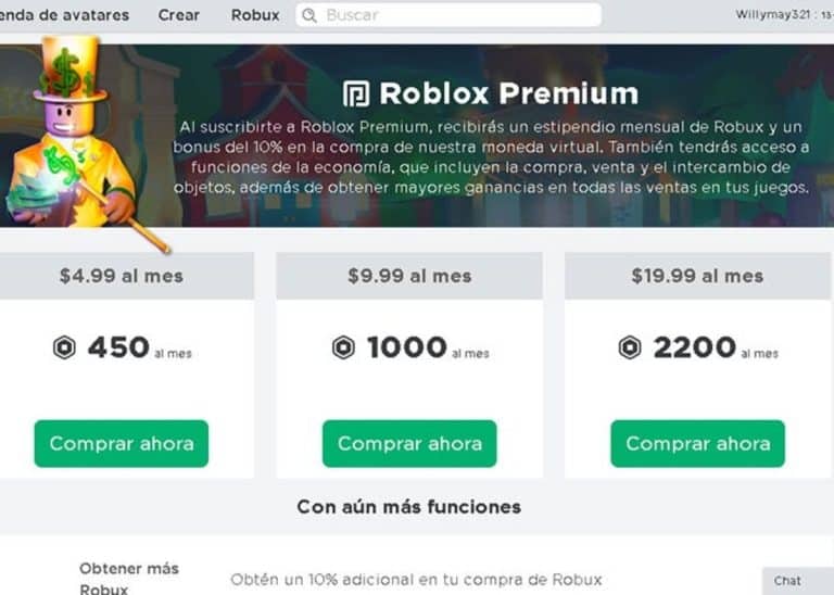 cuantos robux obtienes al ser usuario premium en roblox